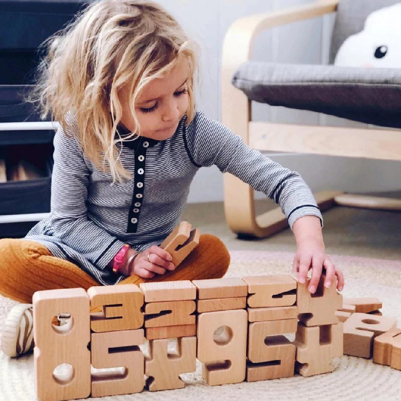 Montessori Wooden Flockmen & Number Blocks Set 蒙特梭利大力士數位積木套裝