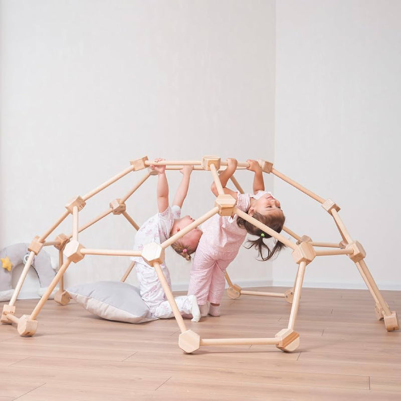 Montessori Wooden Spider Web Climbing Complex 蒙特梭利木製攀爬組合